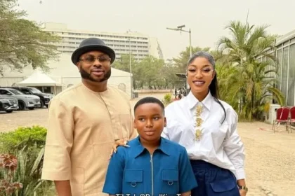 VIDEO: Tonto Dikeh Reunites Son with Churchill After Years-Long Feud