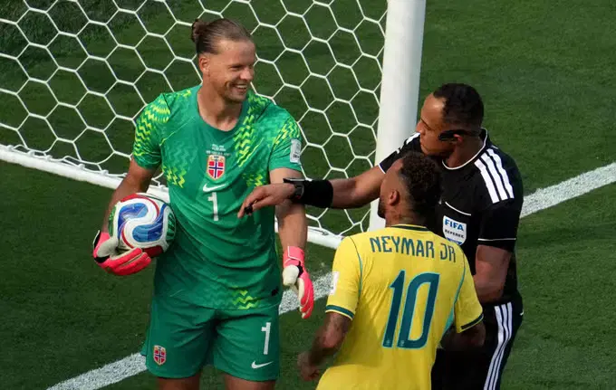 REVEALED: What Neymar Told Norway Goalkeeper, Nyland During Penalty Kick